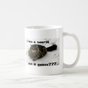 Mischievent Maine Coon i snö Kaffemugg