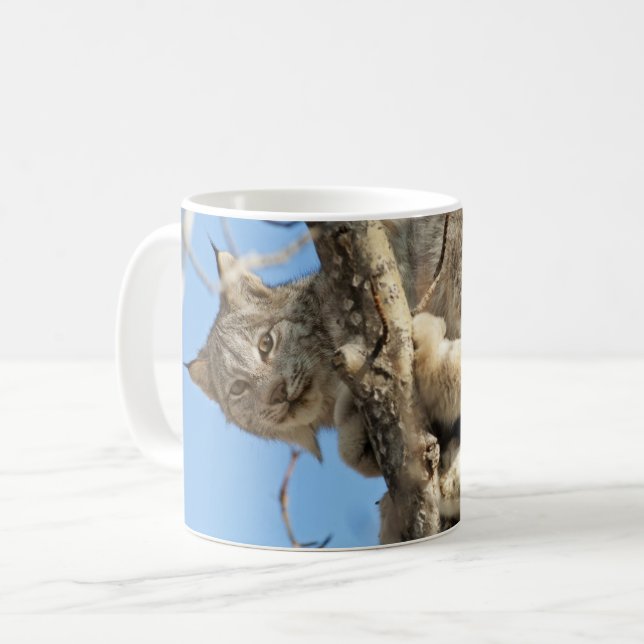 Mischievous Lynx Kaffemugg (Framsida vänster)