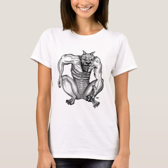 Mischwesen - Troll Teufel und Golem T Shirt (Framsida)