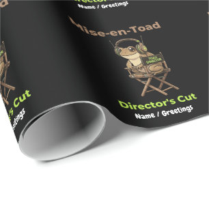Mise-en-Toad Director's Cut Cinema Pun Toad Art Presentpapper