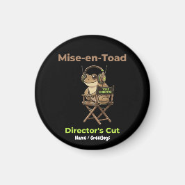 Mise-en-Toad Director's Cut Cinema Pun Toad Konst Magnet