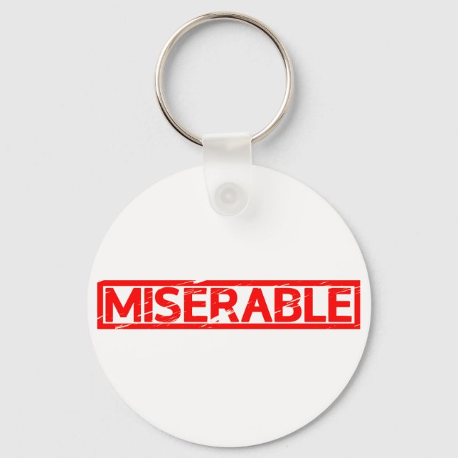 Miserable Frimärke Nyckelring (Framsida)