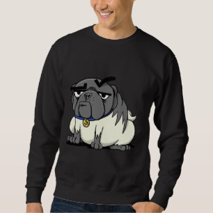 Miserable Mister Max Pug Classic T-Shirt 876 Lång Ärmad Tröja
