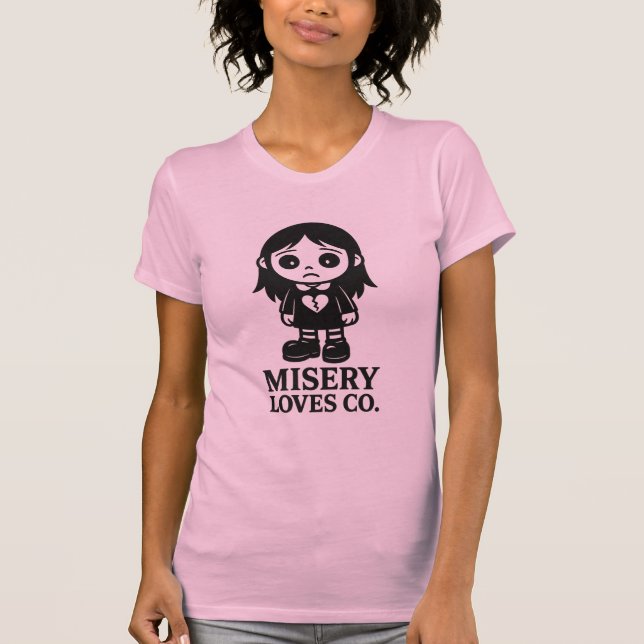 Misery Grrl T Shirt (Framsida)