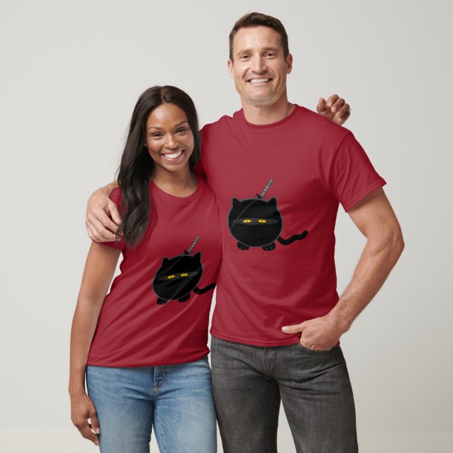 Misfit Ninja Cat T Shirt (Unisex)