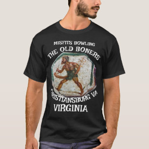 MISFITS BOWLING GAMLA BENRÖR CHRISTIANSBURG VIRGIN T SHIRT