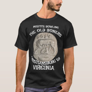 MISFITS BOWLING GAMLA KVARLEVRASTER CHRISTIANSBURG T SHIRT