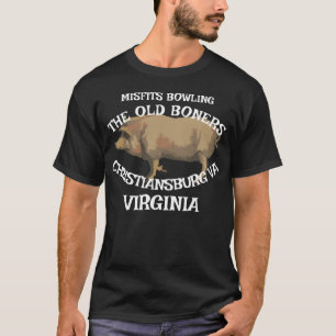 MISFITS BOWLING GAMLA KVARNBOLL CHRISTIANSBURG VIR T SHIRT