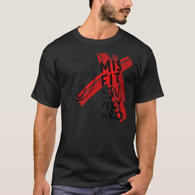 Misfits Junkyard Logotyp Classic T-Shirt (Framsida)