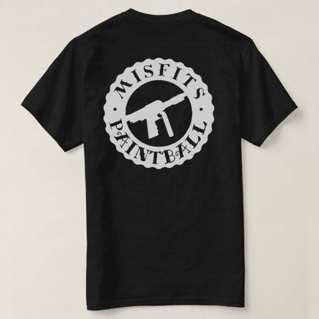 MISFITS PAINTBALL TEE SHIRT (Design baksida)