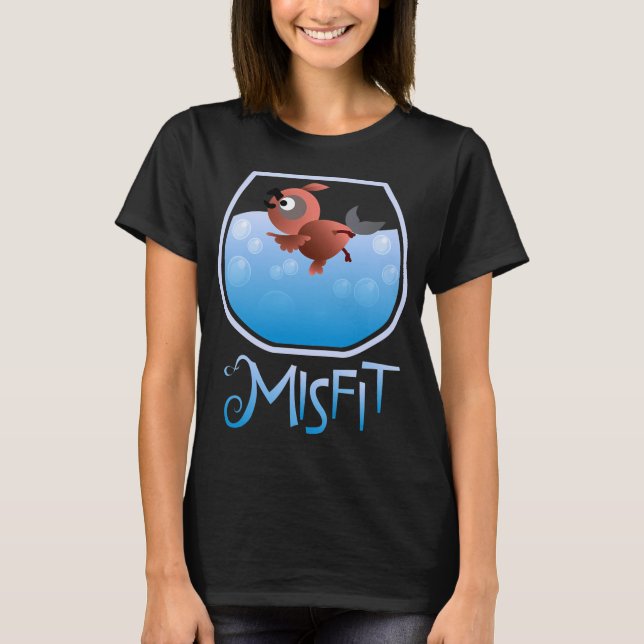Misfits - Simmande fågel T Shirt (Framsida)