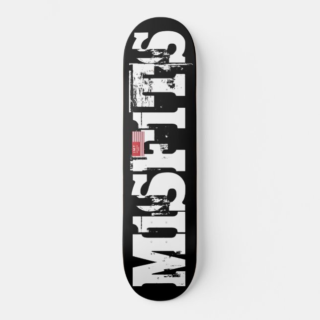 MISFITS-skateboard Mini Skateboard Bräda 18,5 Cm (Framsida)