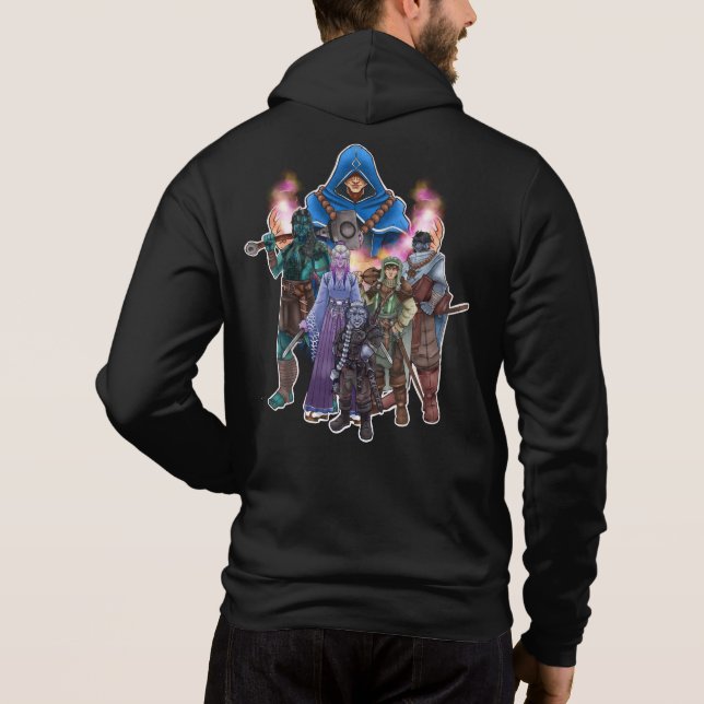 Misfits Zip Hoodie T Shirt (Baksida)