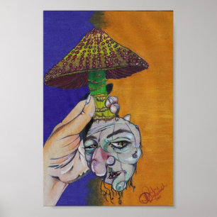Misgruntled Mushroom Poster