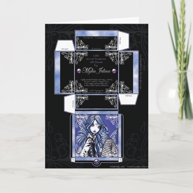 "Misha" Mjölk med gipsboxskort Kort (Framsida)