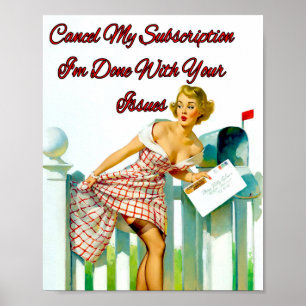 Mishap 1950 av Gil Elvgren Poster