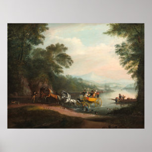 Mishap på Ford - Alvan Fisher Fine Art Poster