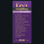 Mishloach Manos Erev Shabbos Magnetic Checklist<br><div class="desc">Vår Erev Shabbos Checklist Magnetic Reminder är en elegant, ett klokt sätt att vara säker på att allt blir gjort med gott om tid att spara på Erev Shabbos! Det är ett underbart tillägg till ditt Shabbos-temed Mishloach basket. Vi tänder aldrig ljusskabborljus innan vi kör ner på den här listan....</div>