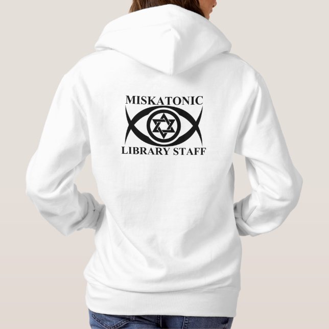 MISKATONIC BIBLIOTEK PERSONAL T SHIRT (Baksida)