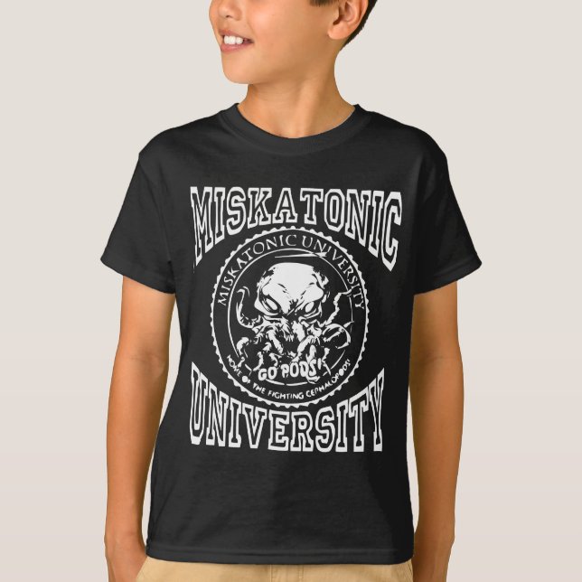 miskatonic tee shirt (Framsida)