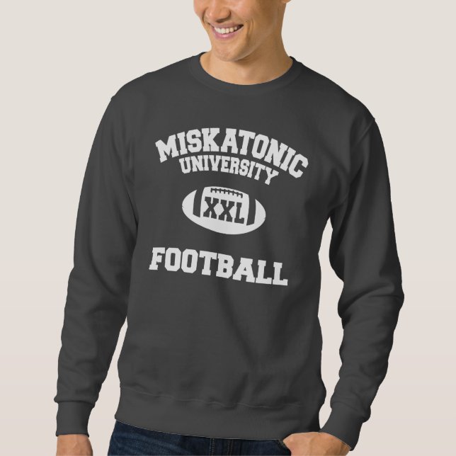 Miskatonic U. fotboll XXL Sweatshirt (Framsida)