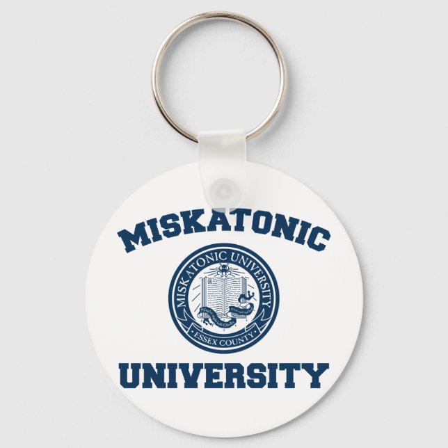 Miskatonic Universiteten Keychain Nyckelring (Framsida)