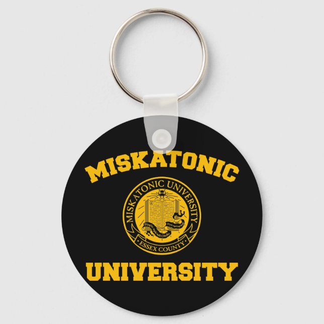 Miskatonic Universiteten Keychain Nyckelring (Framsida)