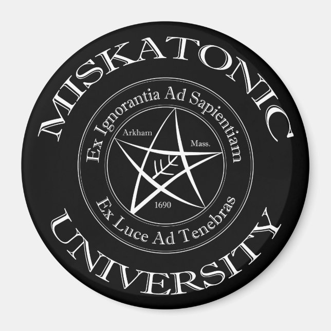 Miskatonic Universiteten Magnet (Framsidan)