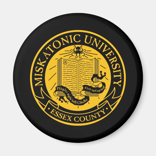 Miskatonic Universiteten Magnet (Framsidan)