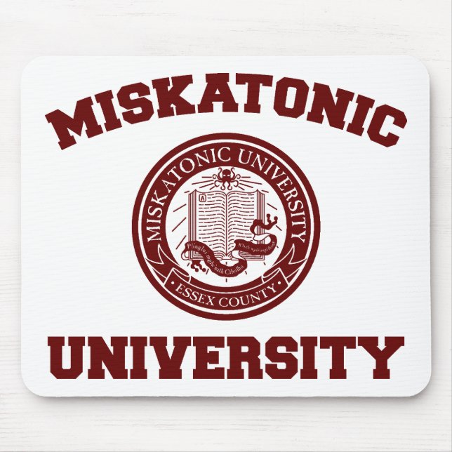 Miskatonic universiteten Mousepad Musmatta (Framsidan)