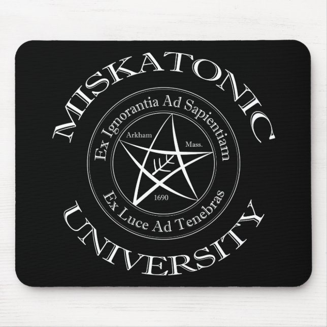 Miskatonic Universiteten Mousepad Musmatta (Framsidan)