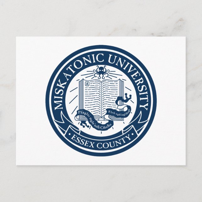Miskatonic Universiteten Postcard Vykort (Framsida)