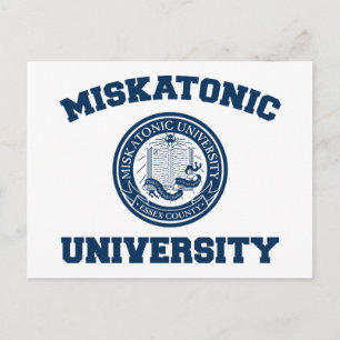 Miskatonic Universiteten Postcard Vykort