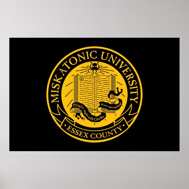 Miskatonic Universiteten Poster (Framsidan)