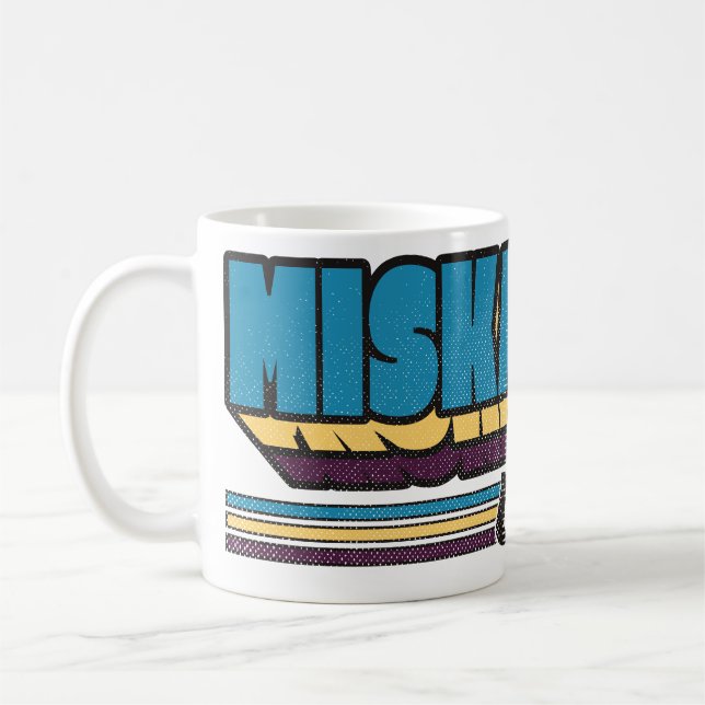 Miskatonic Universiteten Retro Label Kaffemugg (Vänster)