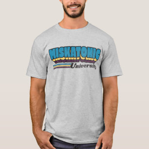 Miskatonic Universiteten Retro Label T Shirt