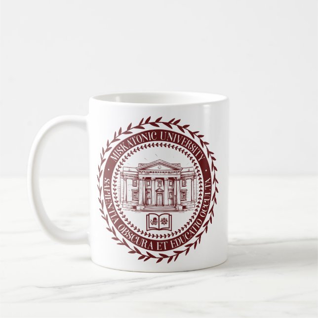Miskatonic Universiteten Seal Kaffemugg (Vänster)
