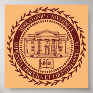 Miskatonic Universiteten Seal Poster