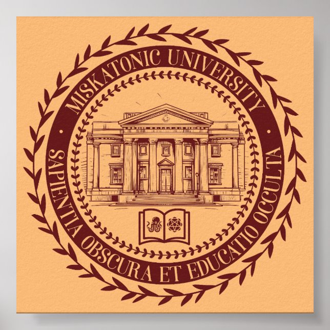 Miskatonic Universiteten Seal Poster (Framsidan)