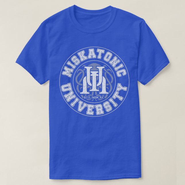 Miskatonic Universiteten T Shirt (Design framsida)