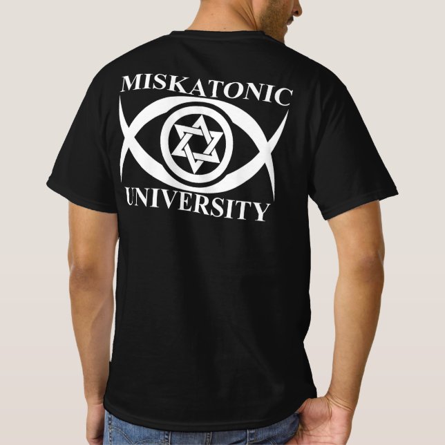 MISKATONIC UNIVERSITETEN T SHIRT (Baksida)
