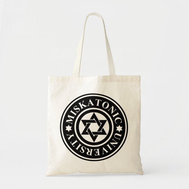 MISKATONIC UNIVERSITETEN TYGKASSE (Framsidan)