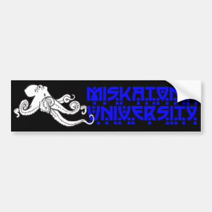 Miskatonic universitetenbildekal (svarten) bildekal