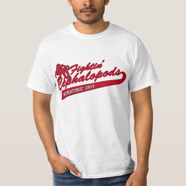 Miskatonic universitetenFightin Cephalopods Tee (Framsida)