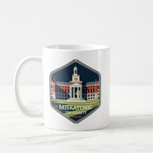Miskatonic University Arkham Vintage Resemärke Kaffemugg