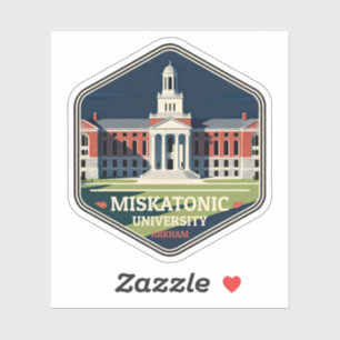 Miskatonic University Arkham Vintage Resemärke Klistermärken