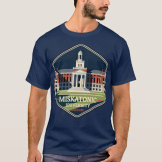 Miskatonic University Arkham Vintage Resemärke T Shirt