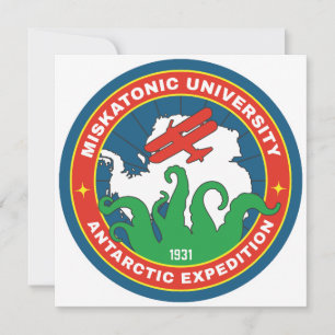 Miskatoniskt Universiteten-Antarktisexperiment Inbjudningar