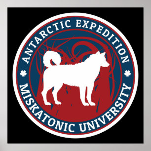 Miskatoniskt Universiteten-Antarktisexperiment Poster