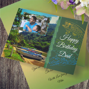 Mismaloya Birthday Pappa vid floden 0350 Kort